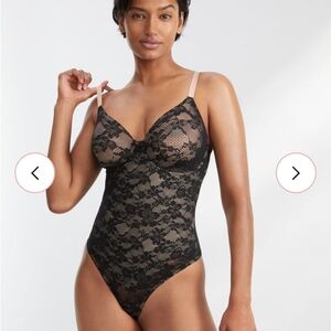 NWT Black Lace Bodysuit